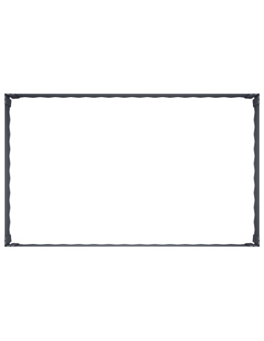 Bordura per Prato 100 x 60 x 35 cm Acciaio Antracite