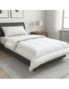 Piumone 152x203 cm 4 stagioni 300 GSM Lana Australiana Bianco