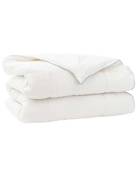 Piumone 155x200 cm Inverno 450 GSM Lana Australiana Bianco