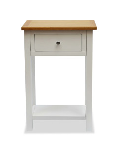 Tavolino da Salotto 50x32x75 cm in Massello di Rovere 2
