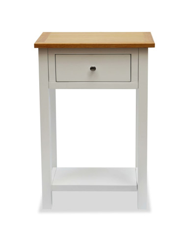 Tavolino da Salotto 50x32x75 cm in Massello di Rovere