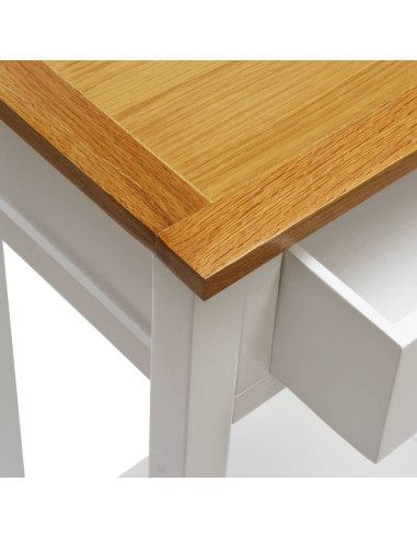Tavolino da Salotto 50x32x75 cm in Massello di Rovere