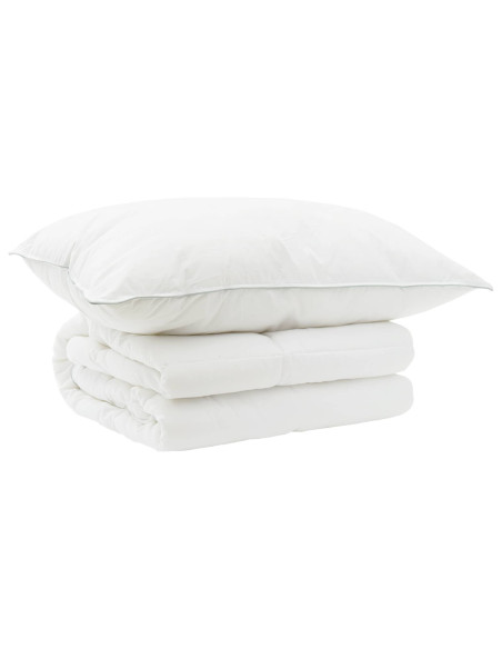 Set di piumone e cuscini 2 pz 152x203 cm Estate 200 GSM Lana