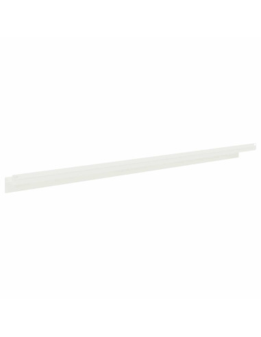 Bordura per Prato 20 pz 100 x 10 x 8 cm Acciaio Bianco