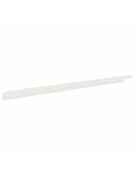 Bordura per Prato 30 pz 100 x 10 x 8 cm Acciaio Bianco