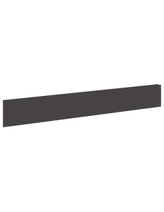 Bordura per Prato 10 pz 100 x 15 cm Acciaio Nero 2