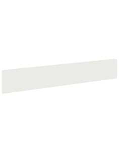 Bordura per Prato 10 pz 100 x 18 cm Acciaio Bianco 2