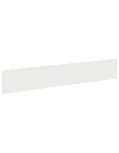 Bordura per Prato 10 pz 100 x 18 cm Acciaio Bianco
