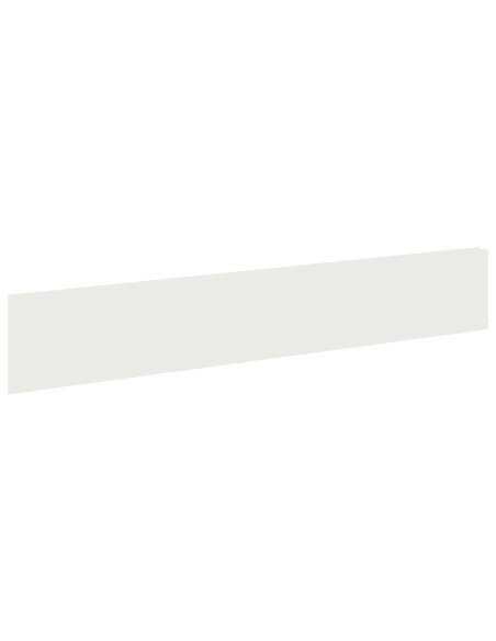 Bordura per Prato 30 pz 100 x 18 cm Acciaio Bianco