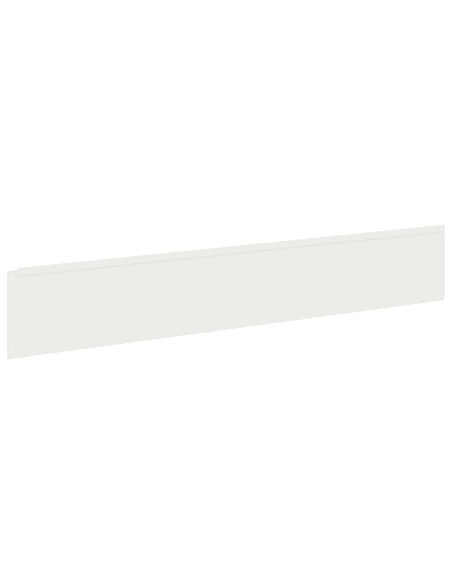 Bordura per Prato 30 pz 100 x 18 cm Acciaio Bianco