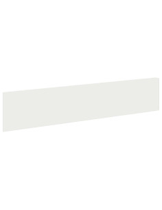 Bordura per Prato 20 pz 100 x 22 cm Acciaio Bianco 2