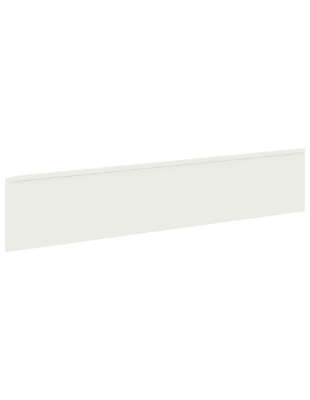 Bordura per Prato 20 pz 100 x 22 cm Acciaio Bianco