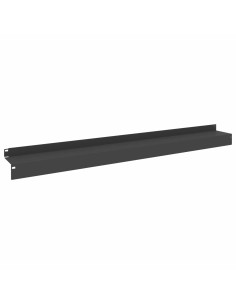 Bordura per Prato 10 pz 100 x 10 x 8 cm Acciaio Nero 2