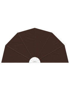 Schermo di Privacy per Balcone Ø 320 cm Poliestere Marrone 2