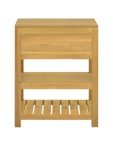 Mobile da Bagno 60x45x75 cm in Legno Massello di Teak