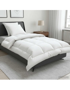 Set di piumone e cuscini 3 pz 155x220 cm 4 stagioni 220 GSM