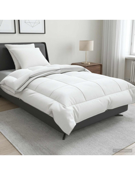 Set di piumone e cuscini 3 pz 140x220 cm 4 stagioni 140+220 GSM