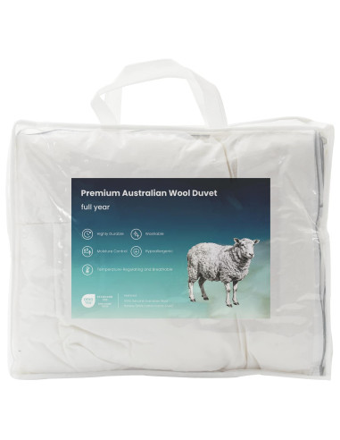 Set di piumone e cuscini 3 pz 200x200 cm 4 stagioni 220 GSM