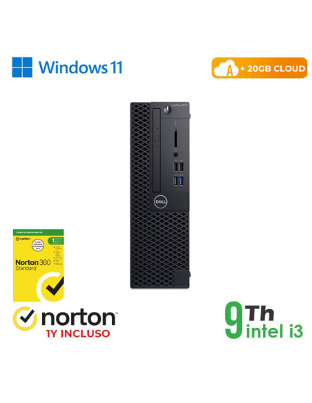 RINOVO PC DELL Optiplex 3070-5070 SFF i3-9X00 DDR 8GB SSD 256GB HDMI W11P CLOUD20GB Grade A 1Y Warra