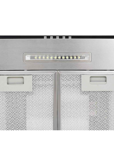 Cappa a Isola 90 cm in Acciaio Inossidabile 756 m³/h LED