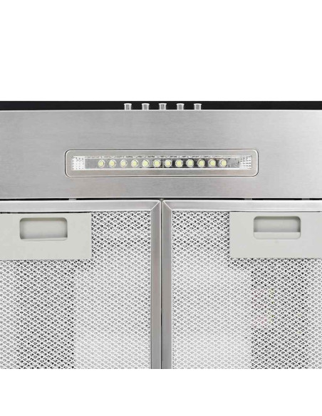 Cappa a Isola 90 cm in Acciaio Inossidabile 756 m³/h LED