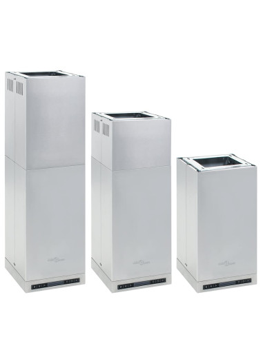 Cappa a Isola con Display LCD e Sensore Touch 756 m³/h LED