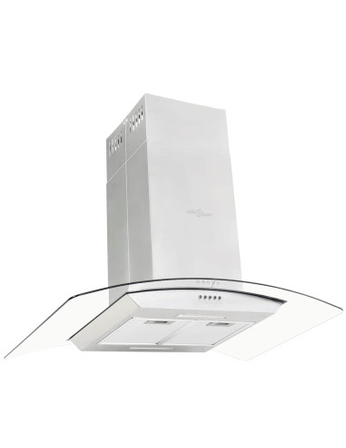Cappa a Isola 90 cm in Acciaio Inossidabile 756 m³/h LED