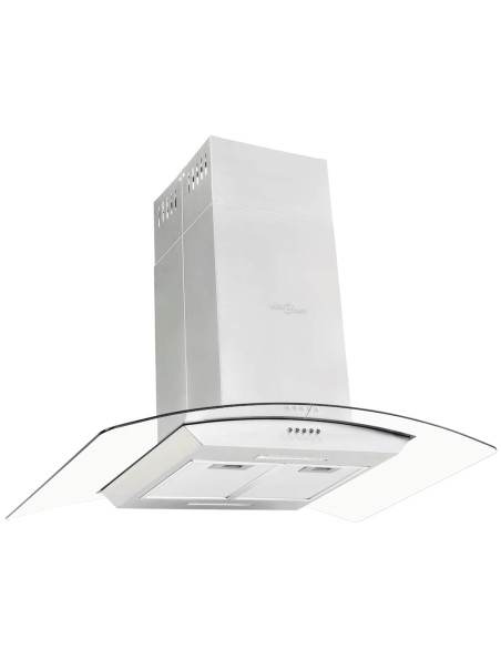 Cappa a Isola 90 cm in Acciaio Inossidabile 756 m³/h LED
