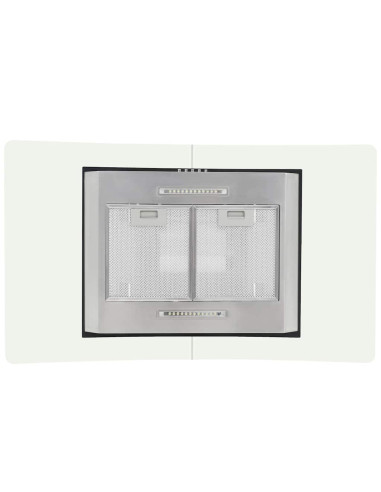 Cappa a Isola 90 cm in Acciaio Inossidabile 756 m³/h LED