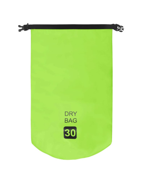 Borsa Impermeabile Verde 30 L in PVC