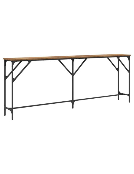 Tavolo consolle Legno vecchio 200 x 29 x 75 cm