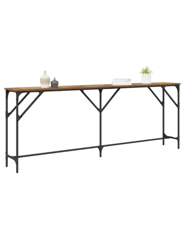 Tavolo consolle Legno vecchio 200 x 29 x 75 cm