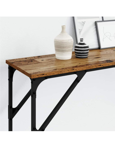 Tavolo consolle Legno vecchio 200 x 29 x 75 cm