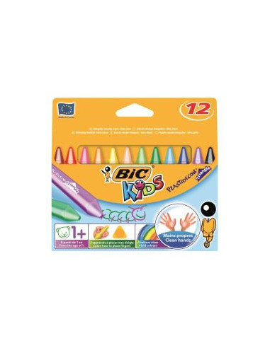 CF12PASTELLI BIC KIDS PLASTIDECOR T