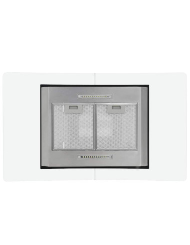 Cappa a Isola 90cm con Display LCD e Sensore Touch 756 m³/h LED