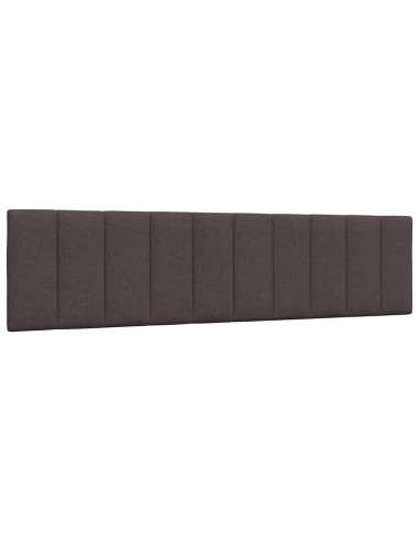 Cuscino Testiera Hanko Marrone Scuro 200 cm in Tessuto