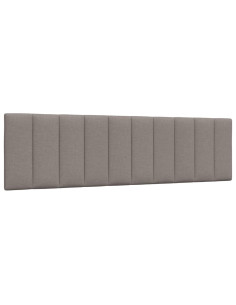 Cuscino Testiera Hanko Tortora 180 cm in Tessuto