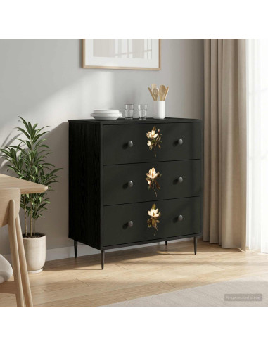 Cassettiera BREMEN Stampa di Magnolia 66 x 36,5 x 76 cm