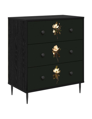 Cassettiera BREMEN Stampa di Magnolia 66 x 36,5 x 76 cm