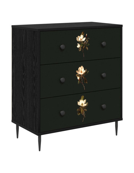 Cassettiera BREMEN Stampa di Magnolia 66 x 36,5 x 76 cm