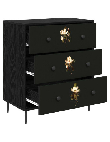 Cassettiera BREMEN Stampa di Magnolia 66 x 36,5 x 76 cm