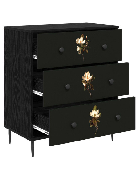 Cassettiera BREMEN Stampa di Magnolia 66 x 36,5 x 76 cm