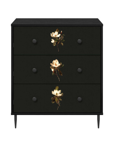 Cassettiera BREMEN Stampa di Magnolia 66 x 36,5 x 76 cm