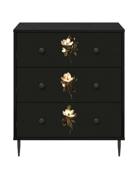 Cassettiera BREMEN Stampa di Magnolia 66 x 36,5 x 76 cm