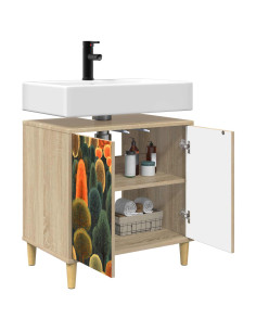 Mobile da Bagno ZAANDAM Sonoma 60 x 40 x 60 cm 2