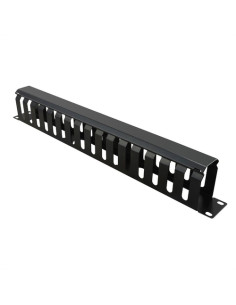 VALUE PIASTRA GESTIONE CAVI, 40X60MM, NERO