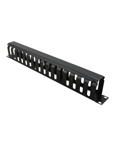 VALUE PIASTRA GESTIONE CAVI, 40X60MM, NERO