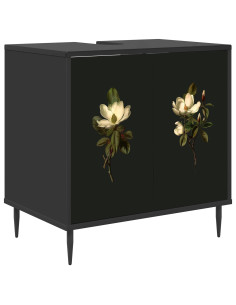 Mobile da Bagno BREMEN Rovere Nero 60 x 40 x 61 cm