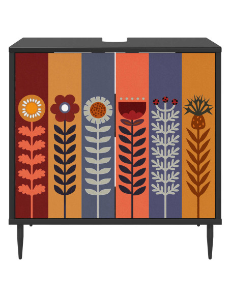 Mobile da Bagno ESSEN Rovere Nero 60 x 40 x 61 cm