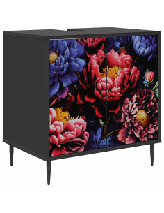 Mobile da Bagno KIEL Rovere Nero 60 x 40 x 61 cm 2
